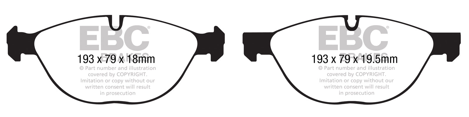 EBC Brakes Pad and Disc Full vehicle Kit (PD40K2256) Image 5