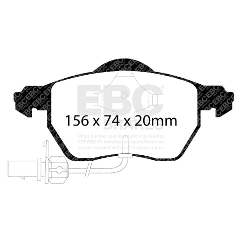 EBC Brakes Pad and Disc Kit (PD08KF061) Image 1