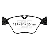 EBC Brakes Pad and Disc Kit (PD03KF196) Image 4