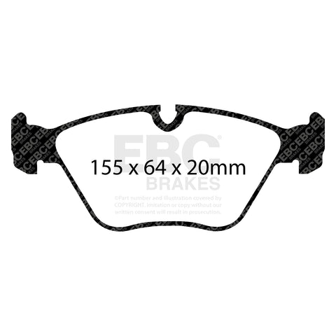 EBC Brakes Pad and Disc Kit (PD04KF546) Image 3