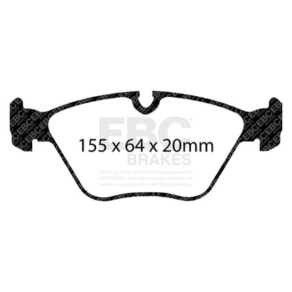 EBC Bluestuff NDX Trackday Brake Pad Set (DP51552NDX) Image 4