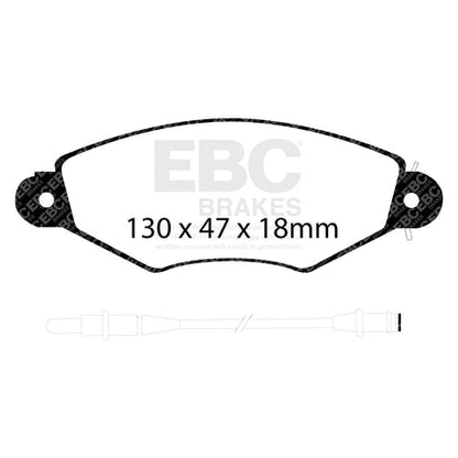 EBC Greenstuff 2000 Series Sport Brake Pad Set (DP21406) Image 4