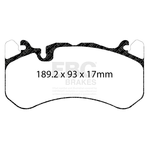 EBC Bluestuff NDX Trackday Brake Pad Set (DP52081NDX) Image 3