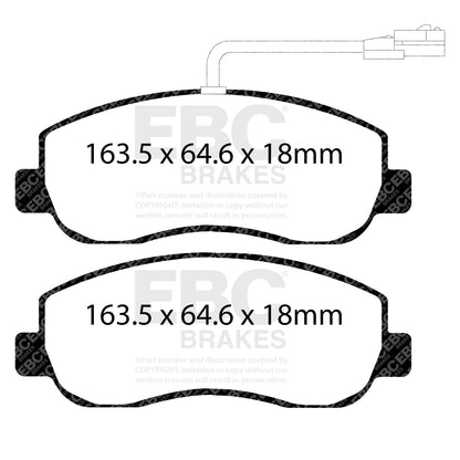 EBC Brakes Pad and Disc Full vehicle Kit (PD40K1409)