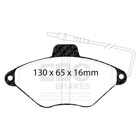 EBC Brakes Pad and Disc Kit (PDKF445) Image 2