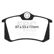 EBC Brakes Pad and Disc Kit (PDKR900) Image 1