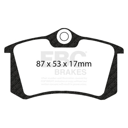 EBC Brakes Pad and Disc Full vehicle Kit (PD40K1739) Image 1