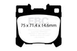 EBC Racing RP-X Track and Race Brake Pads (DP82431RPX) Image 1