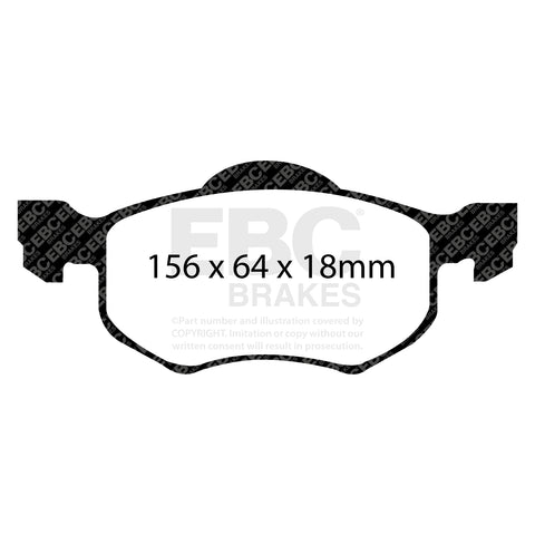 EBC Brakes Pad  and  Disc Kit (PD01KF581) Image 4