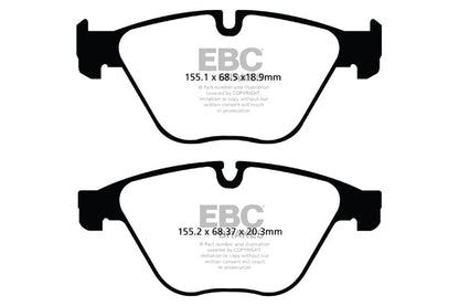EBC Brakes Pad and Disc Full vehicle Kit (PD40K368) Image 5