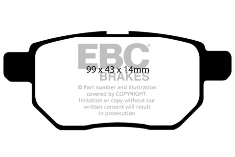 EBC Brakes Pad and Disc Kit (PD03KR837) Image 4