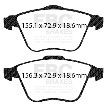 EBC Brakes Pad and Disc Full vehicle Kit (PD40K1466)