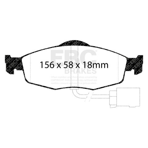 EBC Brakes Pad and Disc Kit (PD08KF214)