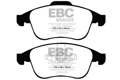 EBC Greenstuff 2000 Series Sport Brake Pad Set (DP21993) Image 1