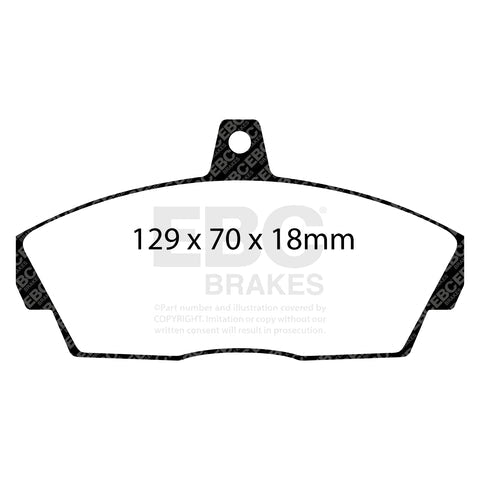 EBC Greenstuff 6000 Series Truck and SUV Brake Pad Set (DP61415) Image 3