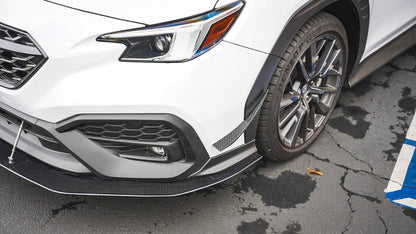 APR Carbon Fibre Front Bumper Canards for Subaru WRX 2022-2023 - image 2