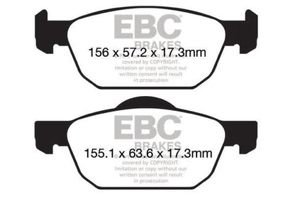 EBC Brakes Pad and Disc Kit (PDKF865) Image 2