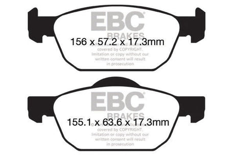 EBC Brakes Pad and Disc Kit (PDKF865) Image 2
