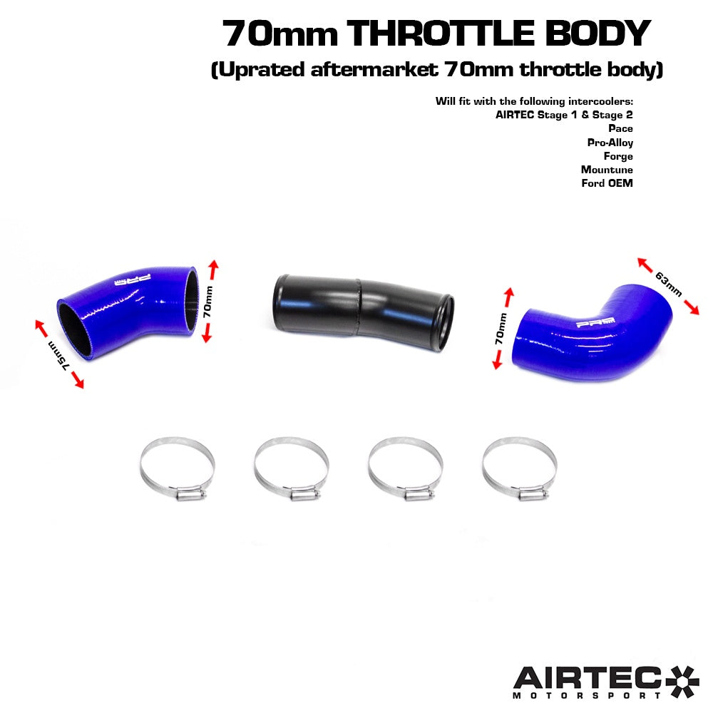 AIRTEC Motorsport 70mm Cold Side Boost Pipe for Focus RS Mk2 Image 3