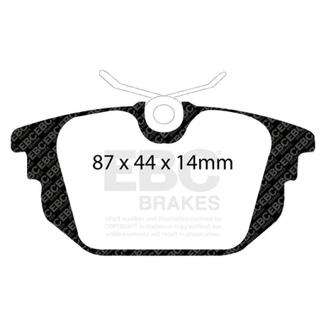 EBC Brakes Pad and Disc Kit (PDKR012) Image 1