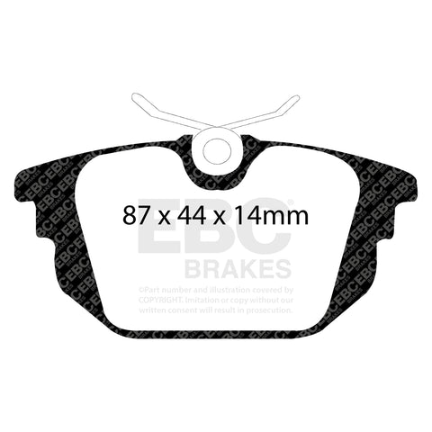 EBC Brakes Pad and Disc Kit (PDKR012) Image 1