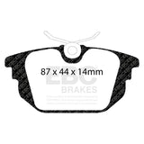 EBC Brakes Pad and Disc Kit (PDKR302) Image 2