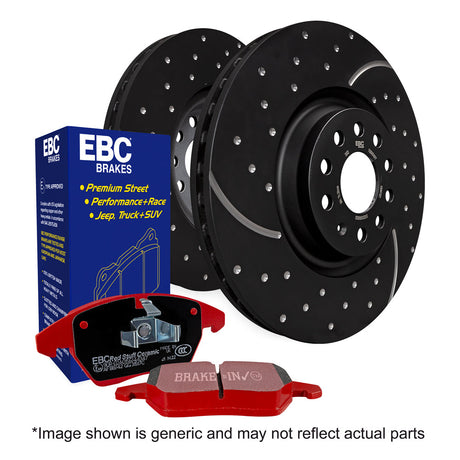 EBC Brakes Pad and Disc Kit (PD12KF214) Image 2