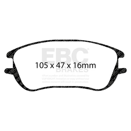 EBC Brakes Pad and Disc Kit (PDKF919) Image 2