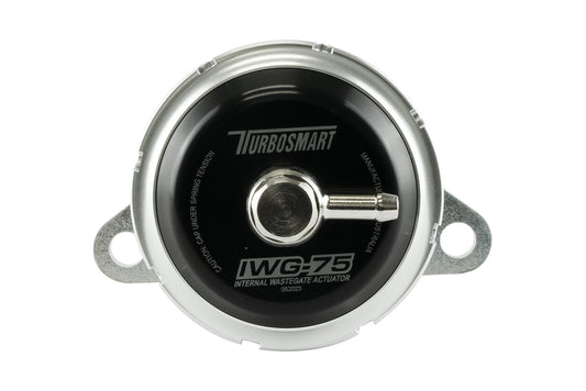 Buy Turbosmart Turbosmart IWG75 EVO 10 Black 14PSI online from FD Racing. Turbosmart Upgraded Wastegate Actuators have been developed to provide the maximum pos
