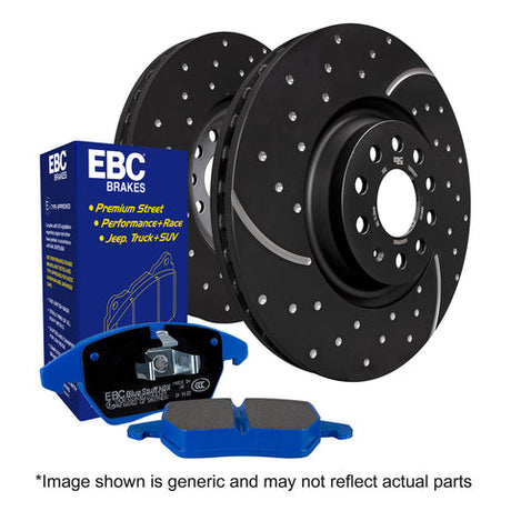 EBC Brakes Pad and Disc Kit (PD14KR025) Image 2