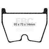 EBC Brakes RPX Racing Pad (DP81513RPX) Front Image 2