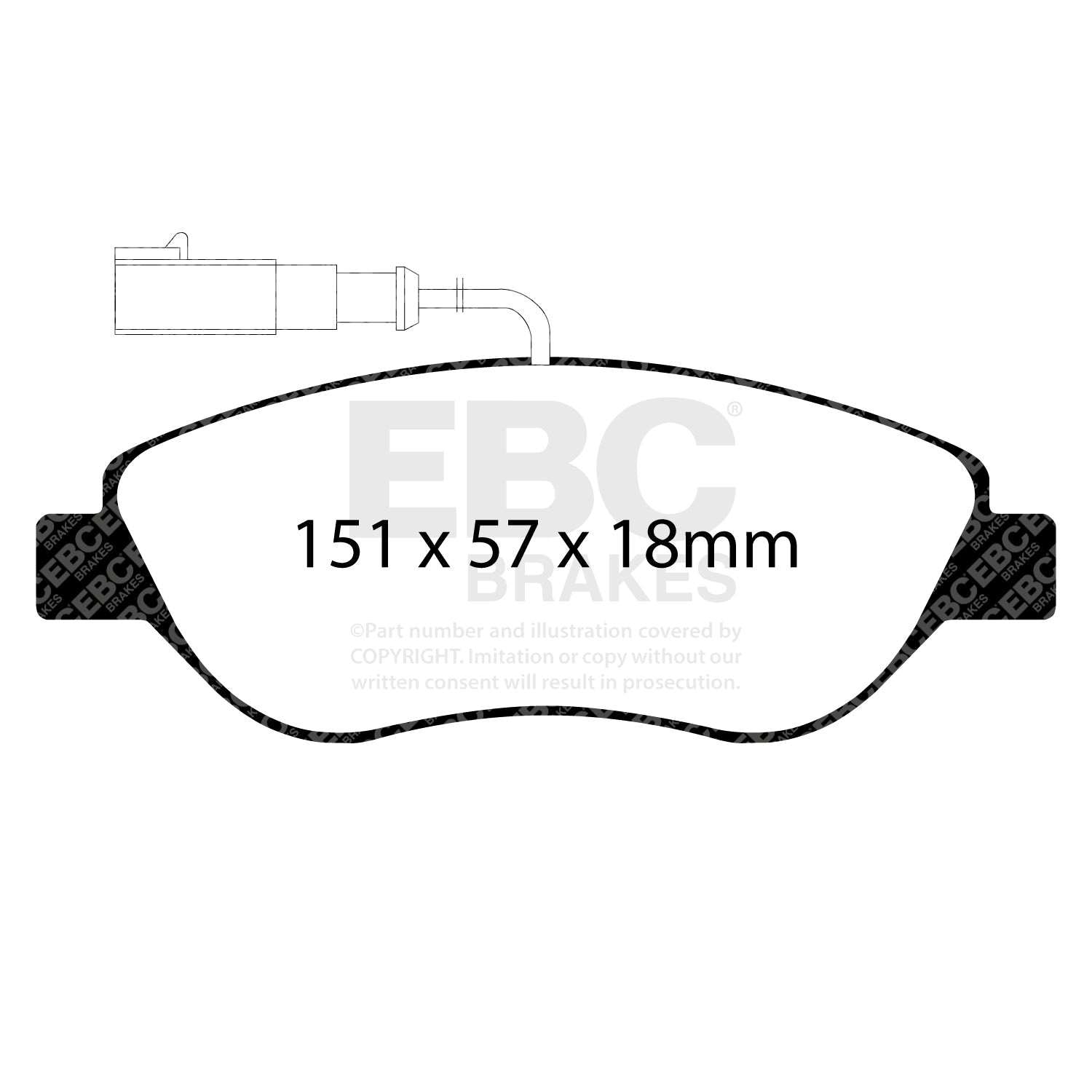 EBC Brakes Pad and Disc Full vehicle Kit (PD40K084) Image 2