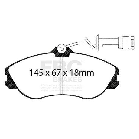EBC Brakes Pad and Disc Full vehicle Kit (PD40K253) Image 2