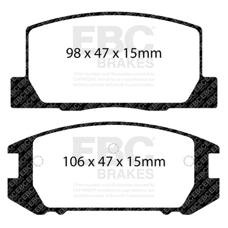 EBC Brakes Pad and Disc Kit (PD03KR704) Image 2