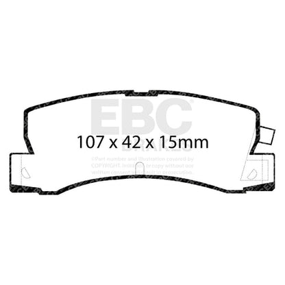 EBC Brakes Pad and Disc Full vehicle Kit (PD40K1862) Image 3