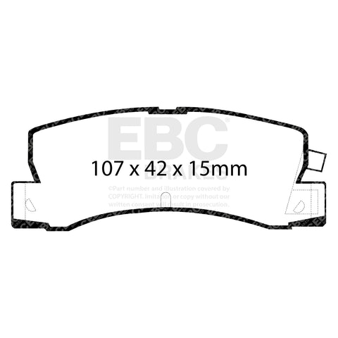 EBC Brakes Pad and Disc Full vehicle Kit (PD40K1839) Image 1