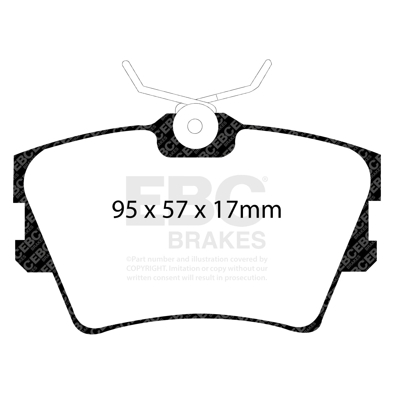 EBC Brakes Pad and Disc Full vehicle Kit (PD40K1908) Image 1