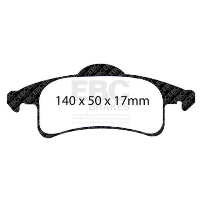 EBC Greenstuff 6000 Series Truck and SUV Brake Pad Set (DP61606) Image 3