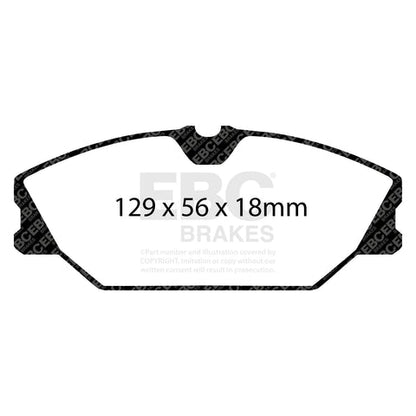 EBC Ultimax OE Replacement Brake Pad Set (DP1369) Image 3