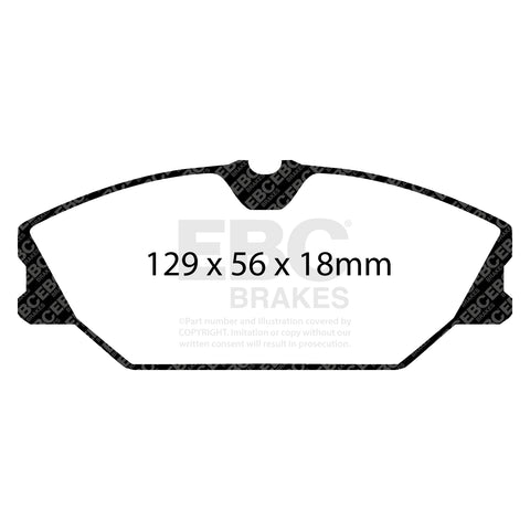 EBC Greenstuff 2000 Series Sport Brake Pad Set (DP21369) Image 1