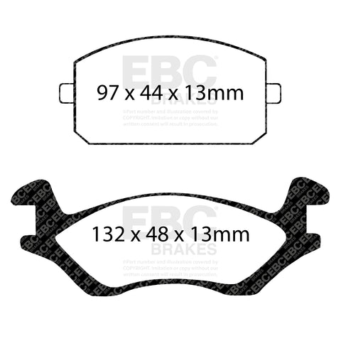 EBC Brakes Pad and Disc Kit (PDKF2006) Image 3