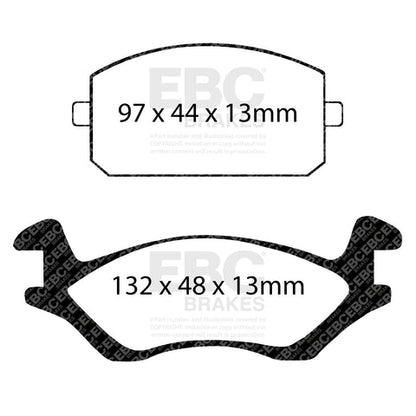 EBC Brakes Pad and Disc Kit (PDKF2006) Image 3