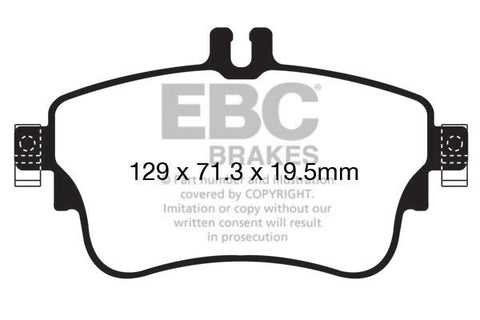 EBC Greenstuff 2000 Series Sport Brake Pad Set (DP22164) Image 1