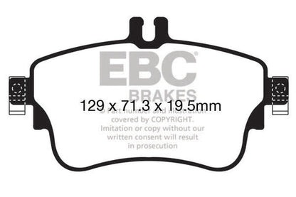 EBC Greenstuff 2000 Series Sport Brake Pad Set (DP22164) Image 1