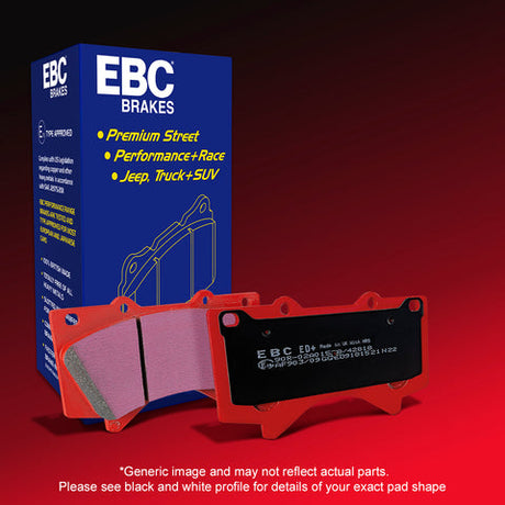 EBC Orangestuff 9000 Series Race Brake Pad Set (DP91644) Image 1