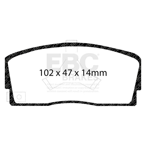 EBC Brakes Pad and Disc Kit (PDKF558) Image 2