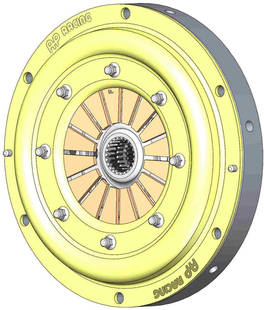 AP Racing CP2125 Ø184mm Twin Plate Sintered Race Clutch (Push Type, A-Ring)