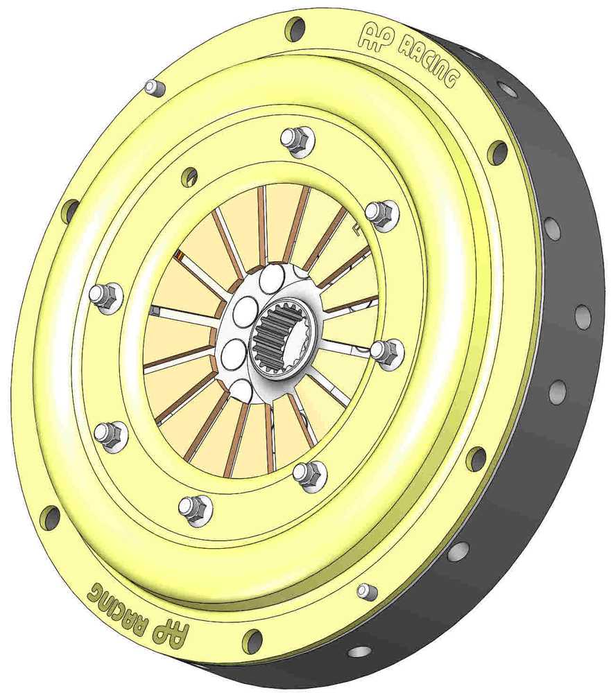 AP Racing CP2606 Ø184mm Twin Plate Cerametallic Race Clutch (Push Type, A-Ring)