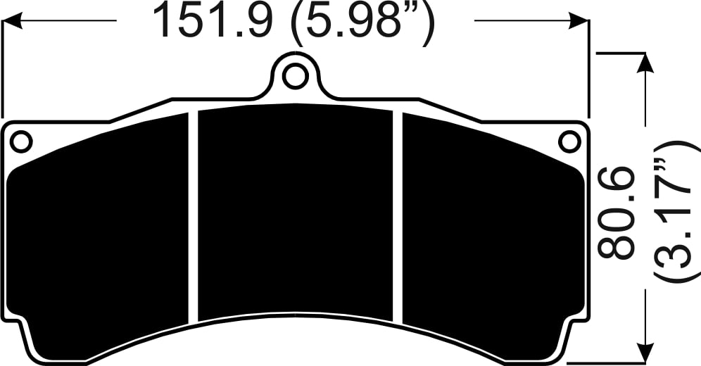 AP Racing Brake Pads CP3894D54 (18mm, set of 4)