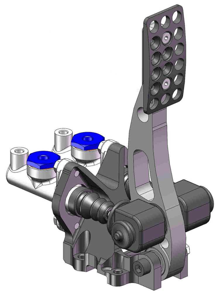 AP Racing CP5500-535 Floor Mounted Pedal Box (Brake Pedal, Push Type)